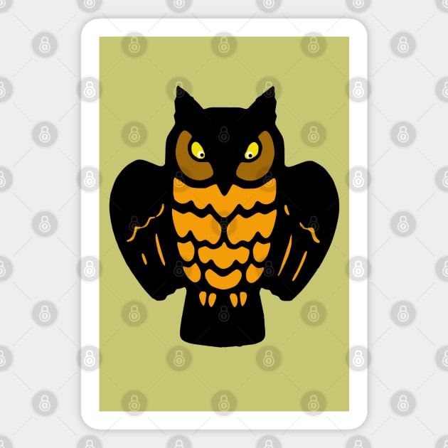 Owl cartoon Magnet by dalyndigaital2@gmail.com